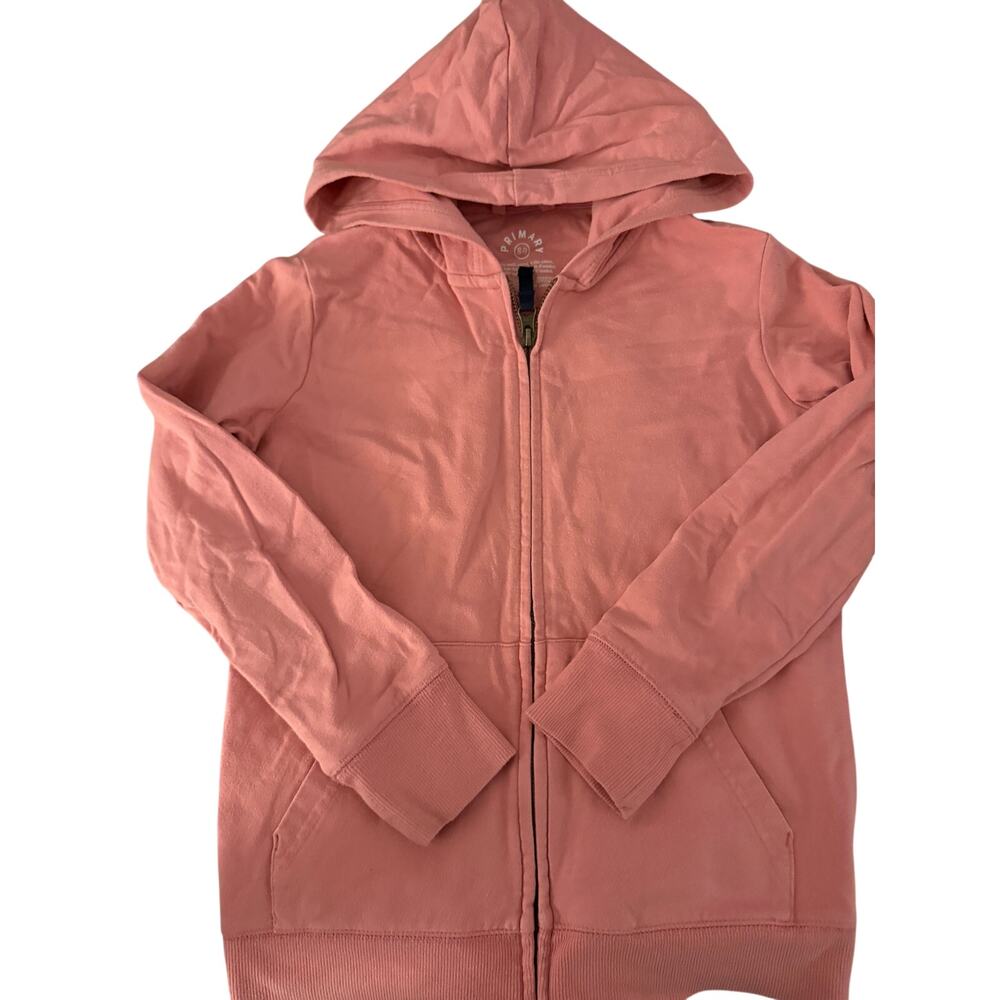 Primary Pink zip Sweatshirt size 8-9